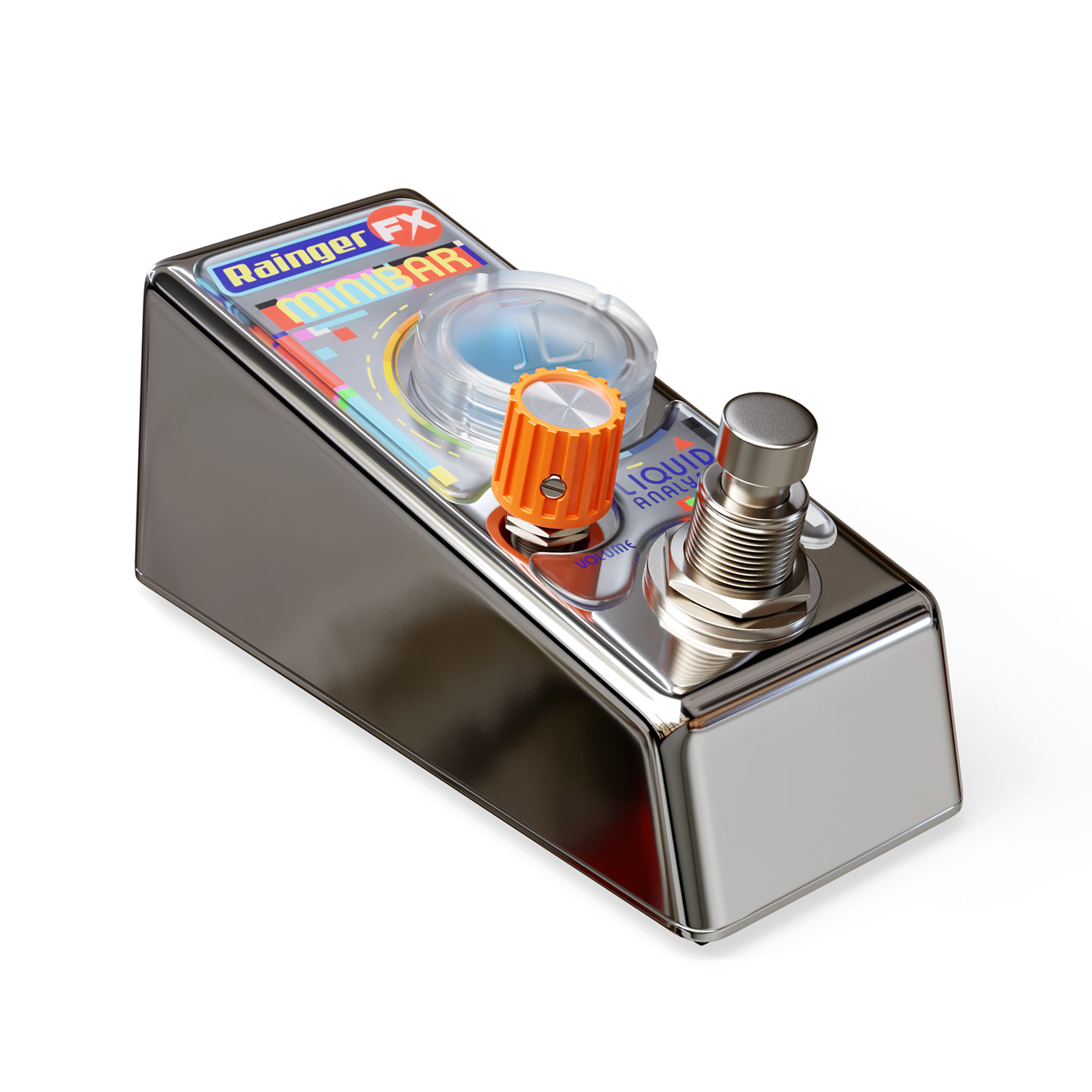 3D analyser effect fx Liquid minibar model music pedal rainger