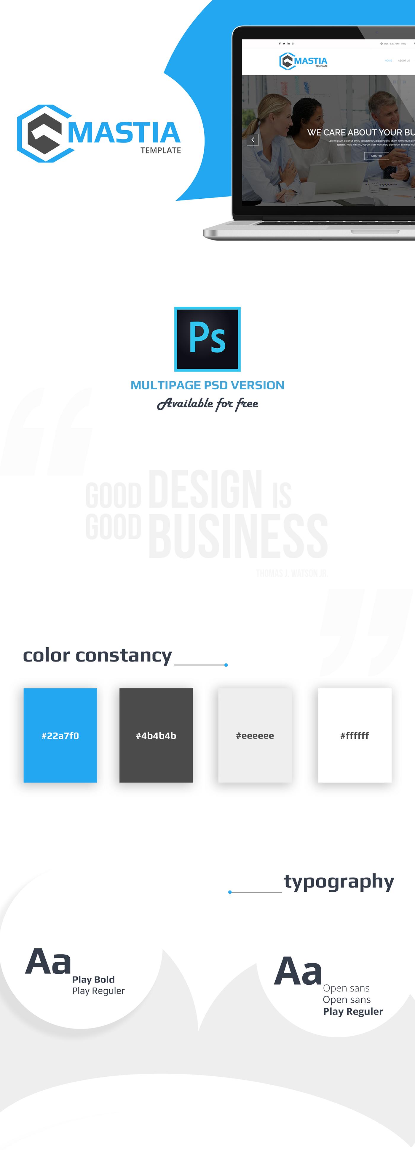 Download Mastia Multipage Psd Web Template Free Download On Behance PSD Mockup Templates