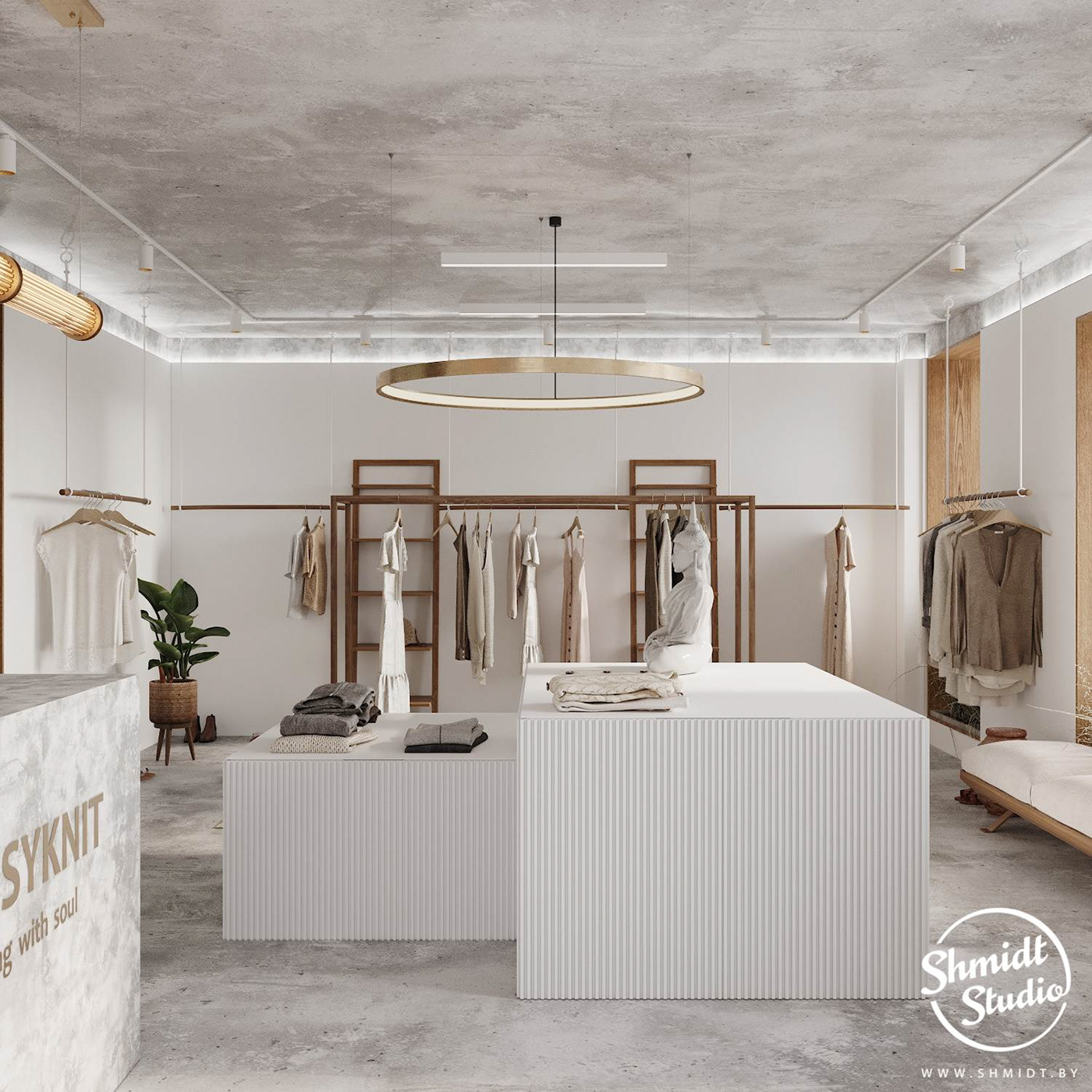 Minimalistic store project| Novosibirsk, Russia on Behance