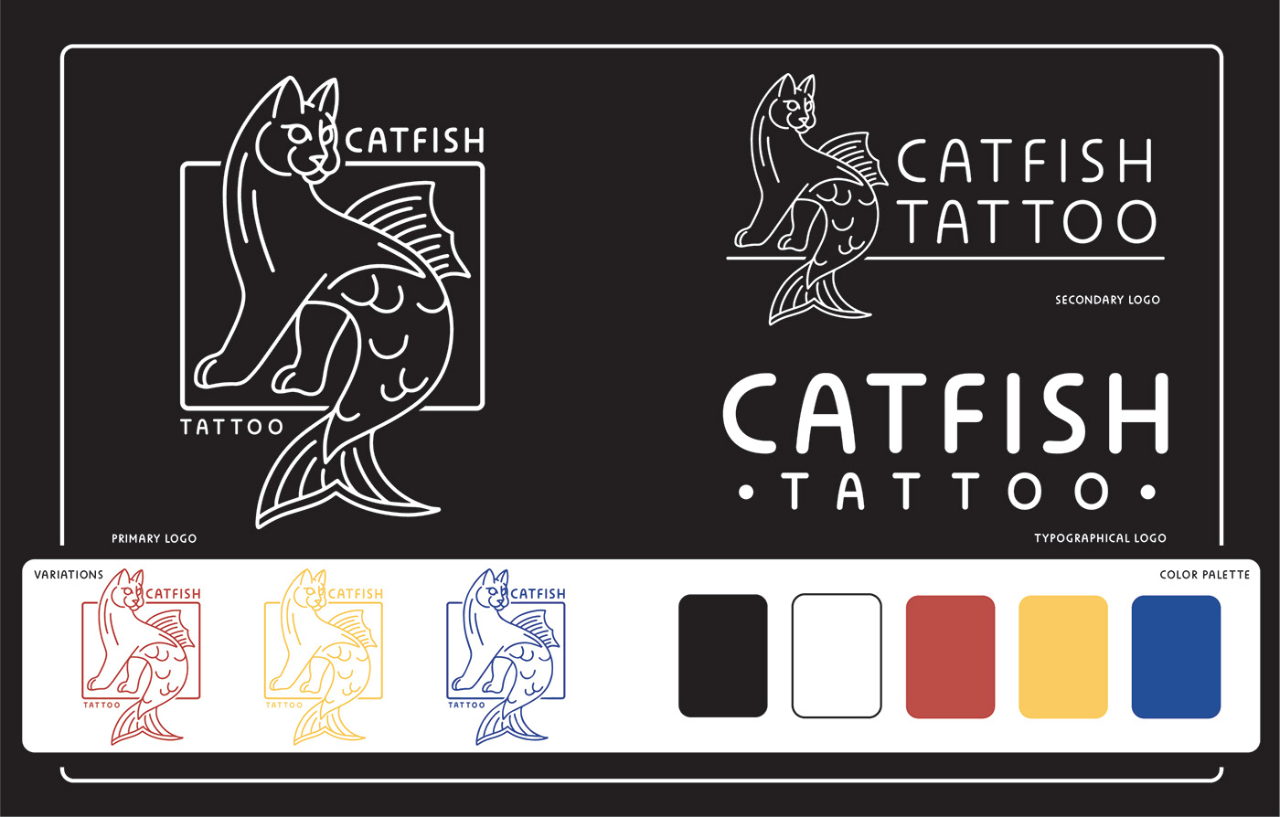 tattoo studio branding  Signage tattoo design visual identity Logo Design brand identity Social media post Tattoo studio logo