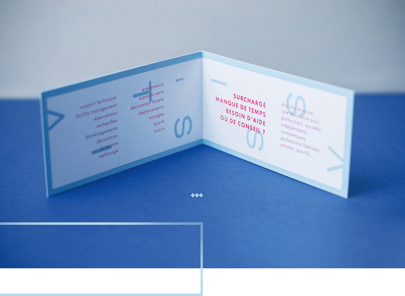 assistance light blue pink help blue service Dynamic stationnery business card paper outline graphic