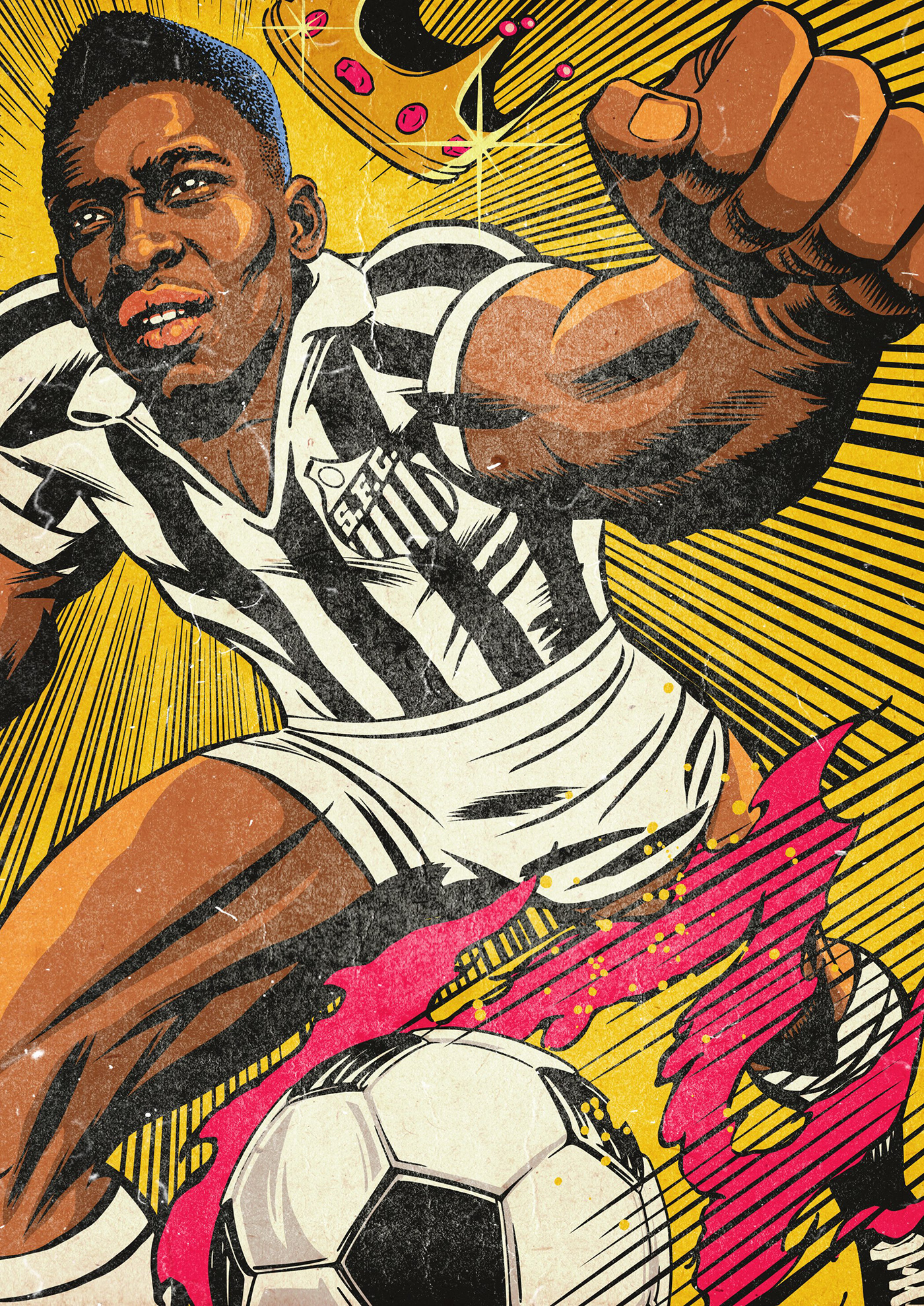 Brazil CBF comics football jack kirby marvel soccer sports vintage