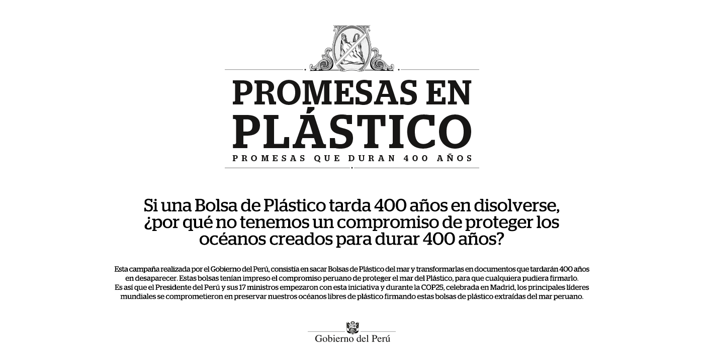 ambiental environment Gobierno oceanos peru plastico Contaminación