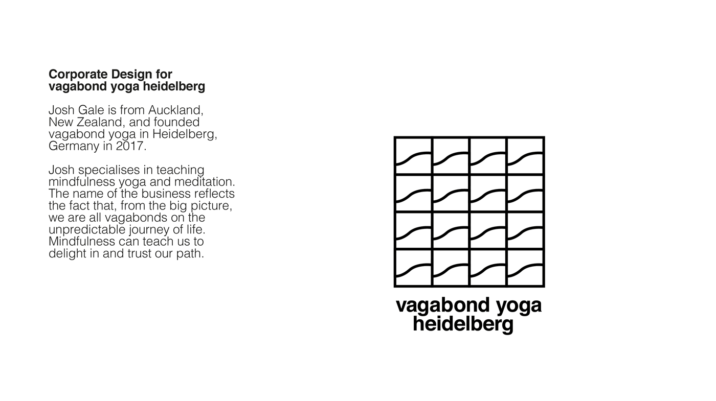 Yoga vagabond heidelberg germany branding  corporate Programm stamps mindfulness cards