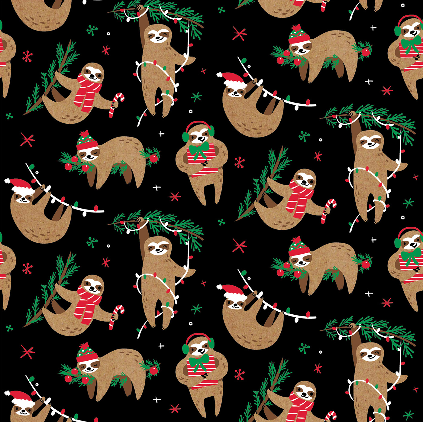 Christmas Halloween holidays pattern pattern design  Repeat Pattern seasonal Wrapping paper