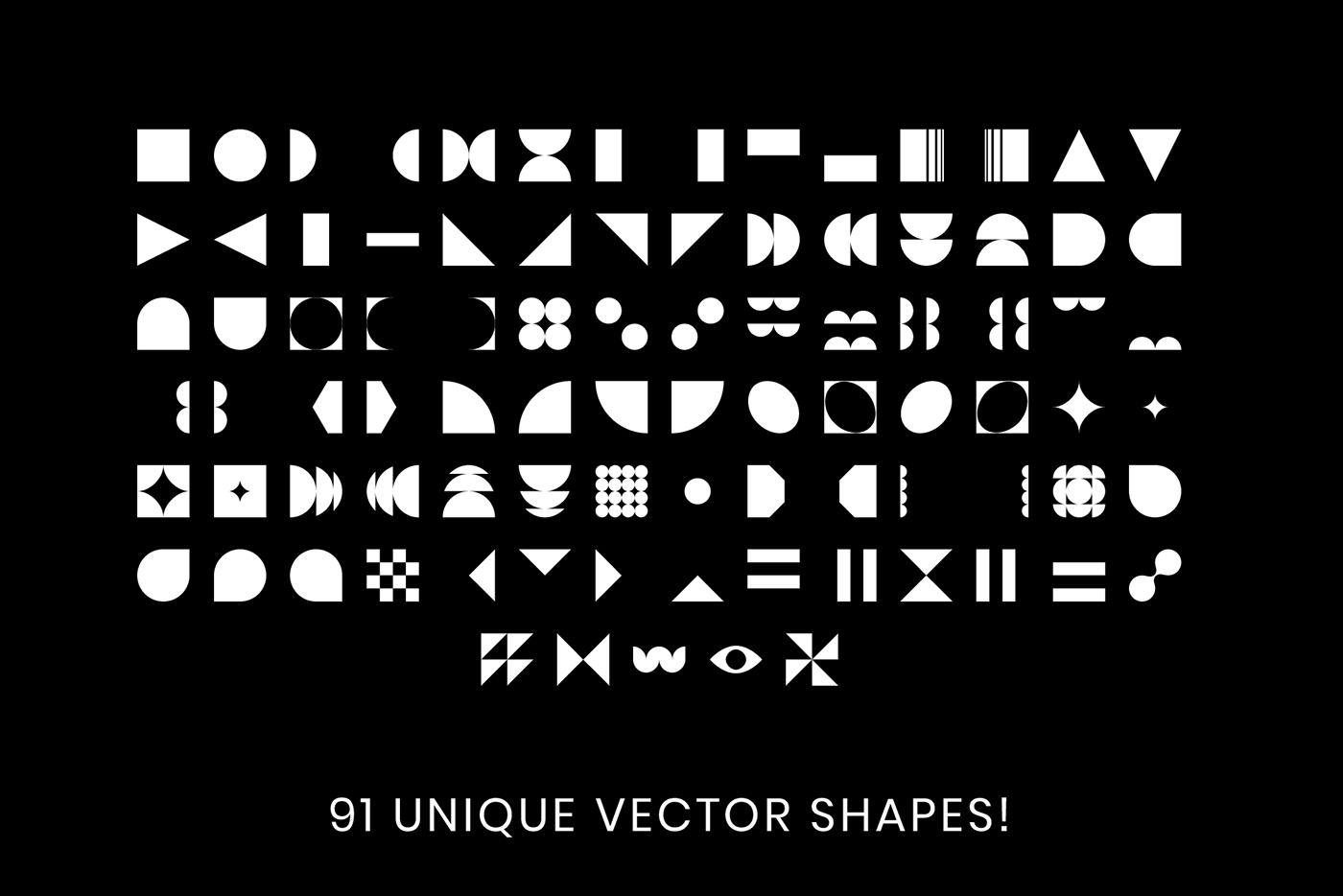 collage design bundle dingbats font Free font icons kit pattern shapes symbols