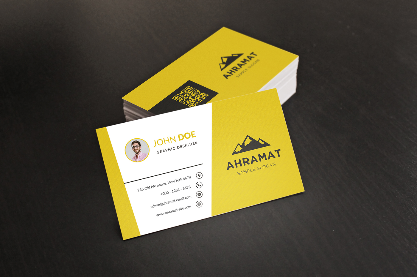 ahrmat business card card clean