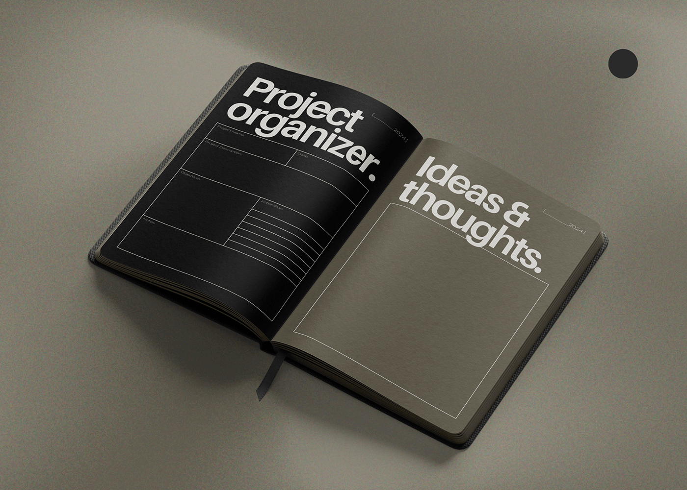 minimalist planner planner design 2024 calendar journal product design  agenda notebook design 2024 Planner Business Agenda