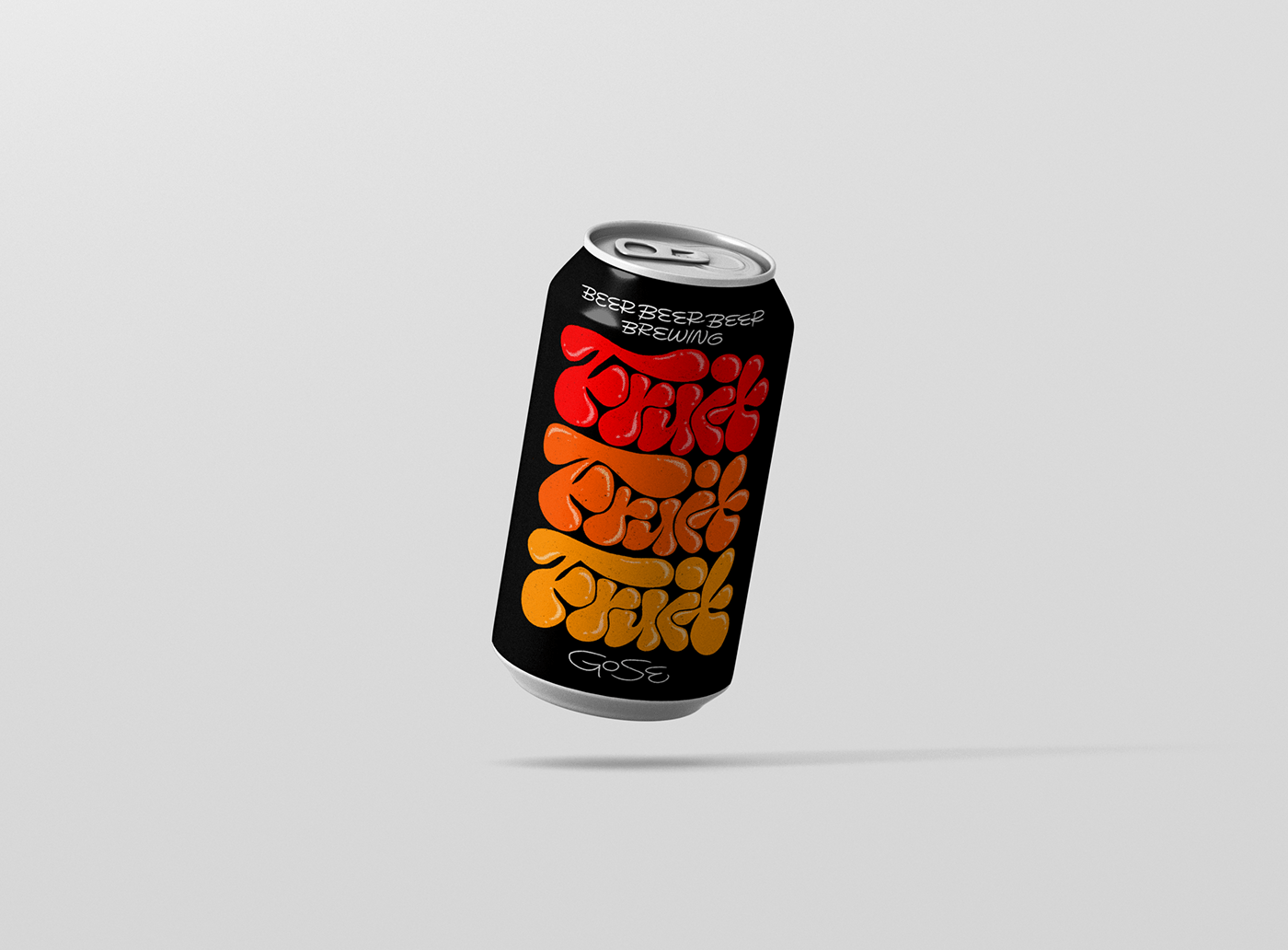 beer beer can beer can design brewery custom beer can ILLUSTRATION  lettering typography  