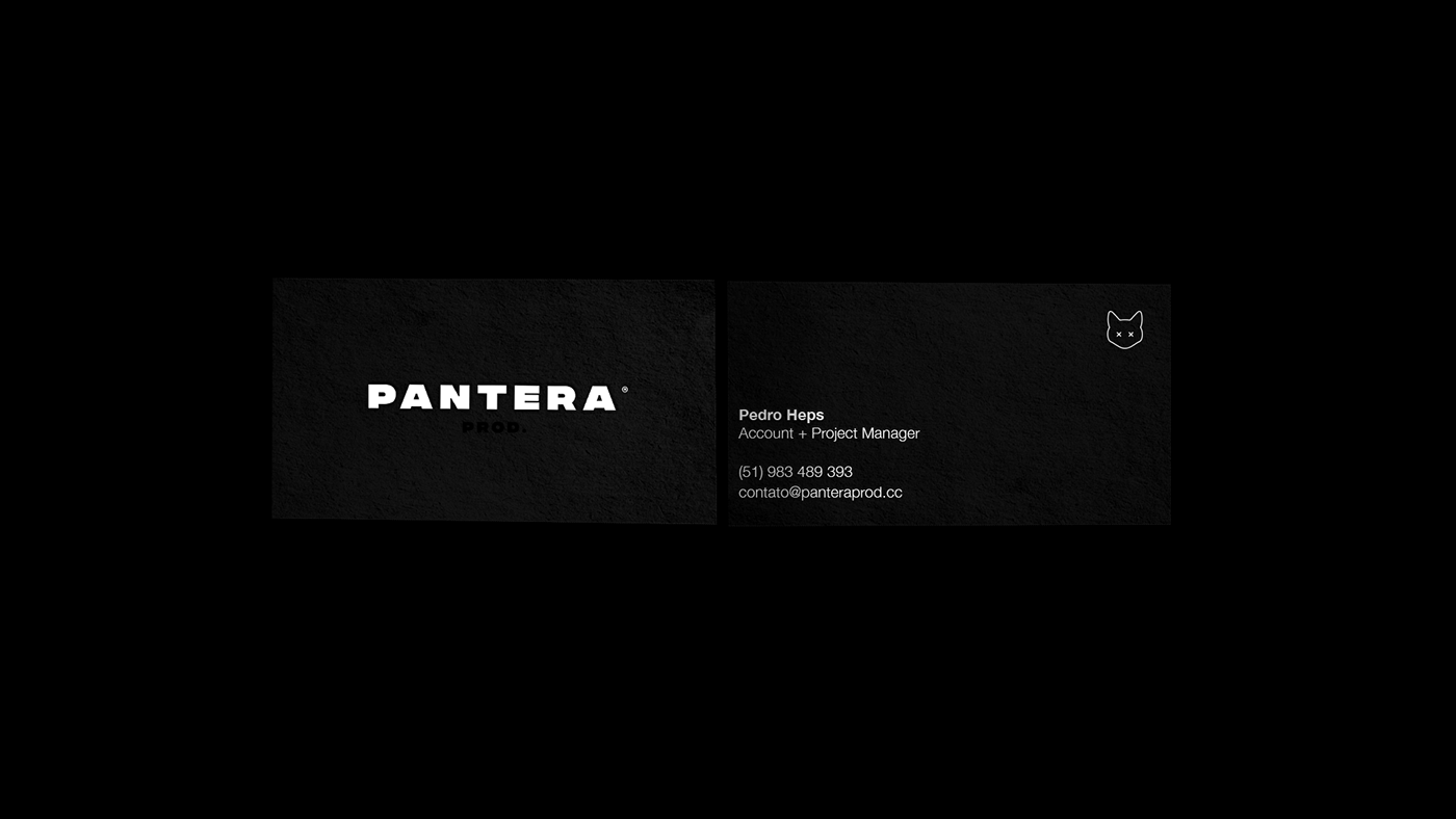 studio prod Production pantera texture branding  Black&white Cat black Glitch