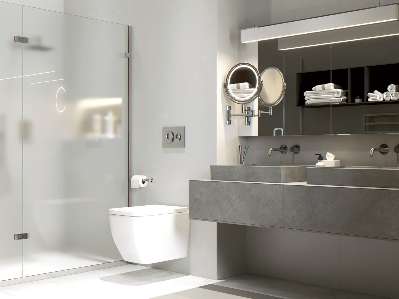 3DDesign bathroom design Interior toilet wc