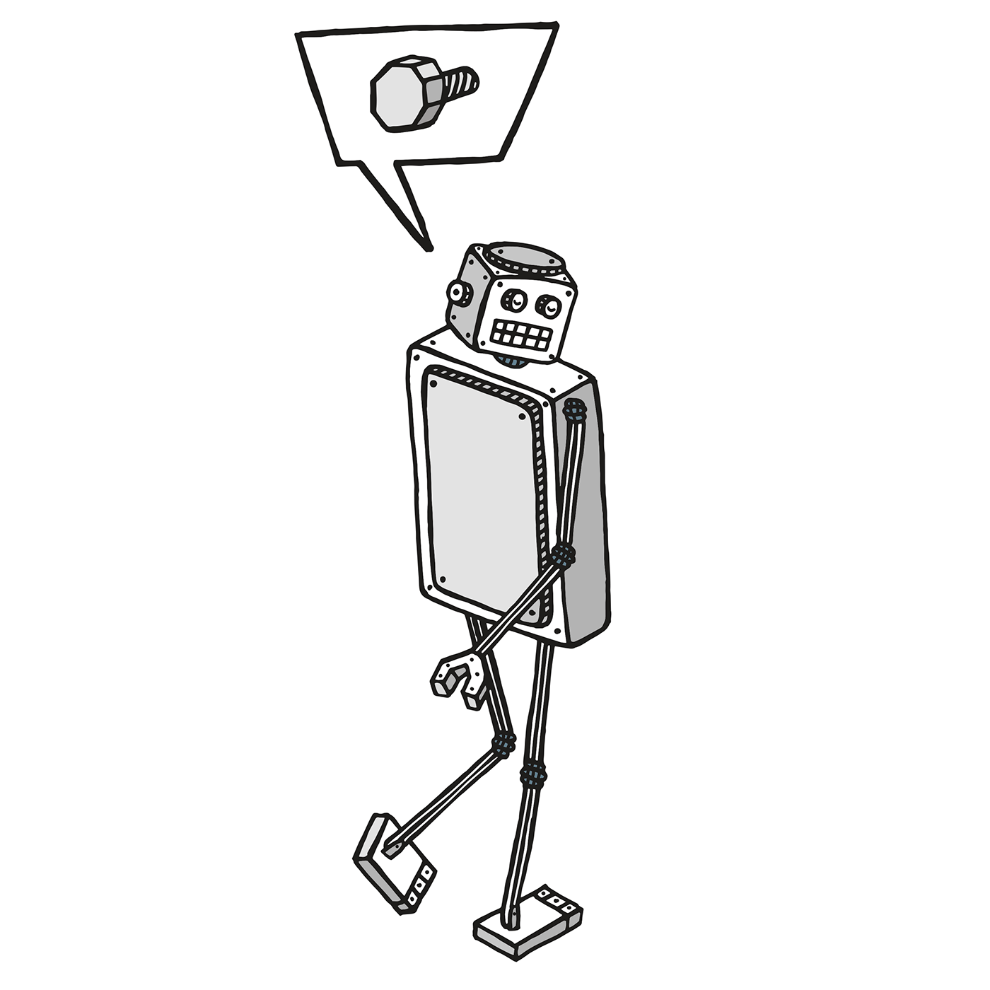 robot DatRobot robots love thy robot nerdcore robotics geek nerd Science new religion Love