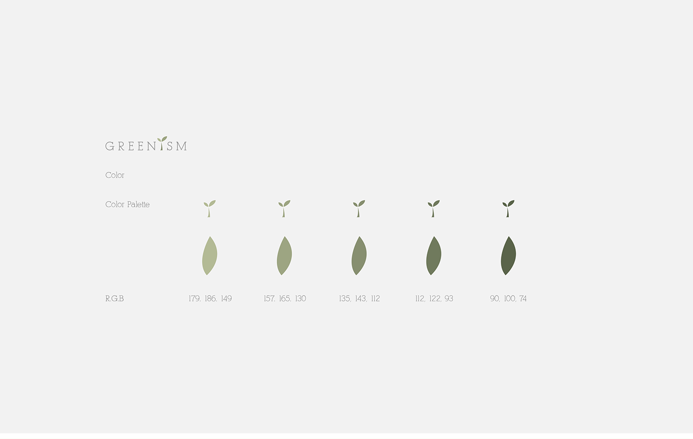 brand graphic Web design UI ux uiux identity green tea Nature art Greenism