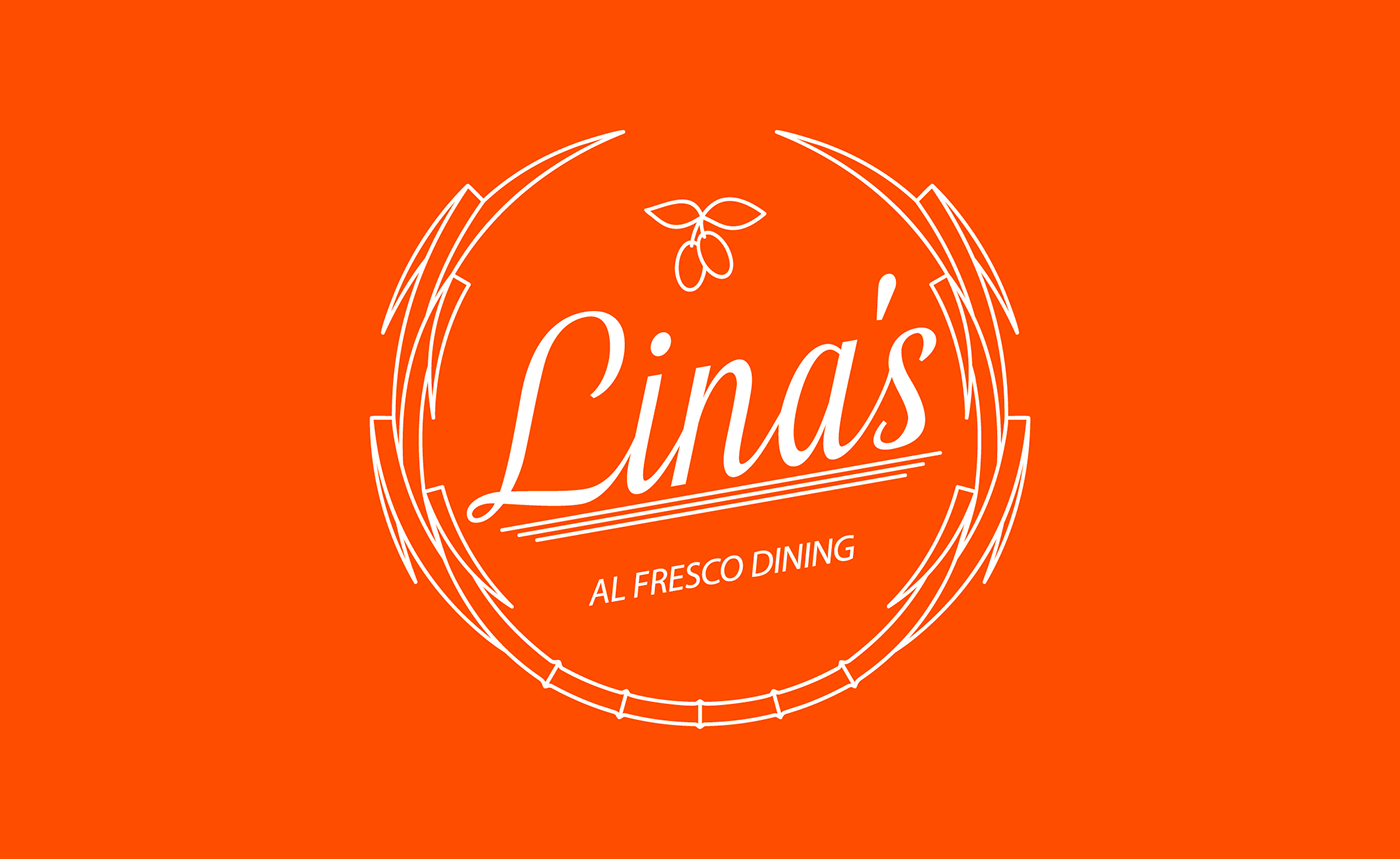 Resto dining lina's logo Logotip Logotype Logomarca