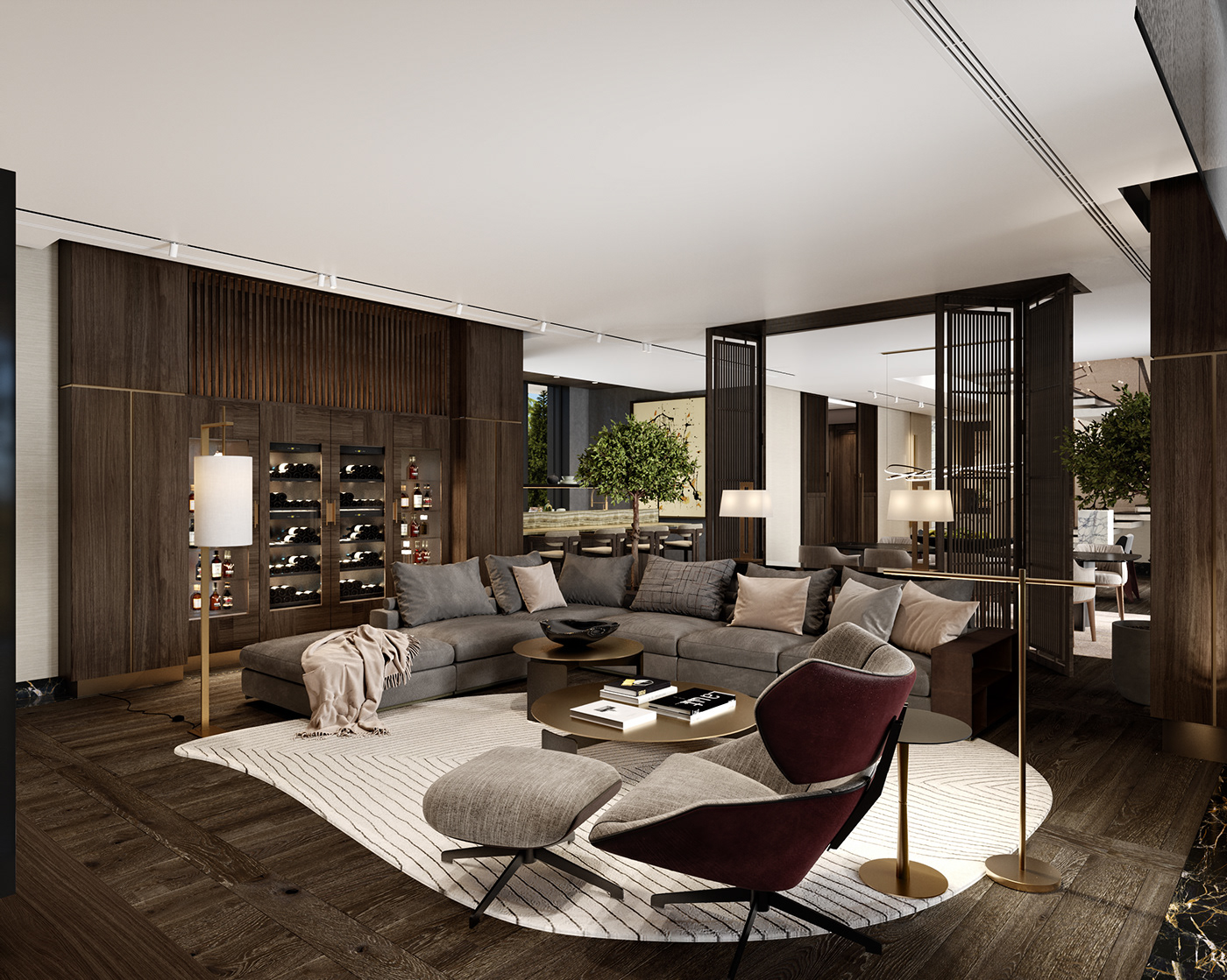 3ds max architecture archviz CGI house interiordesign living room luxurious Luxury Design visualization