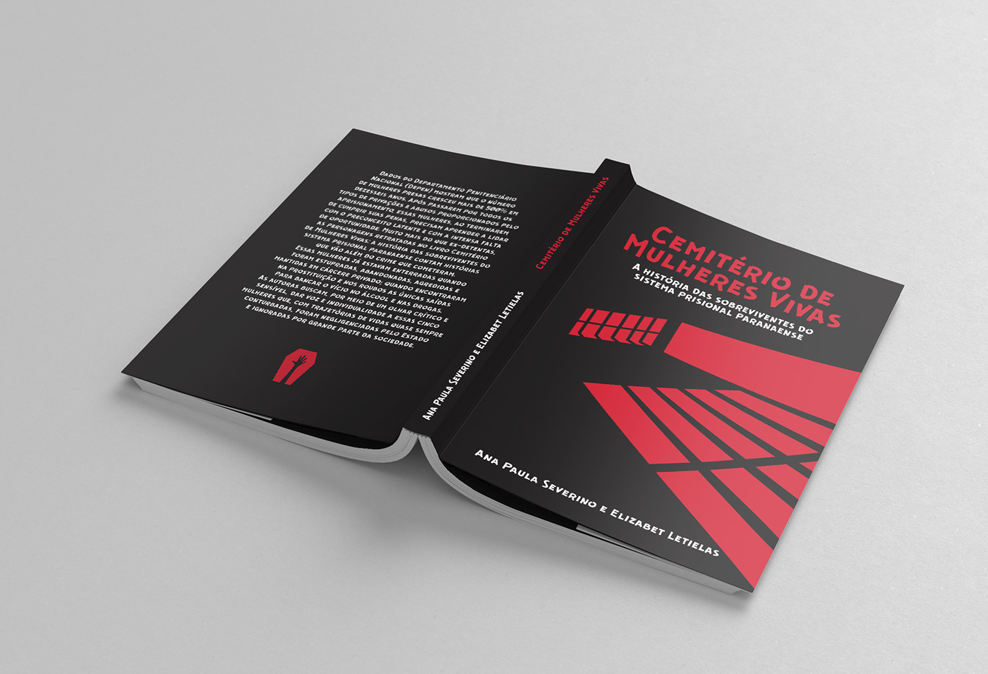 autoral book book cover editorial graphic design  InDesign Prision prisioner