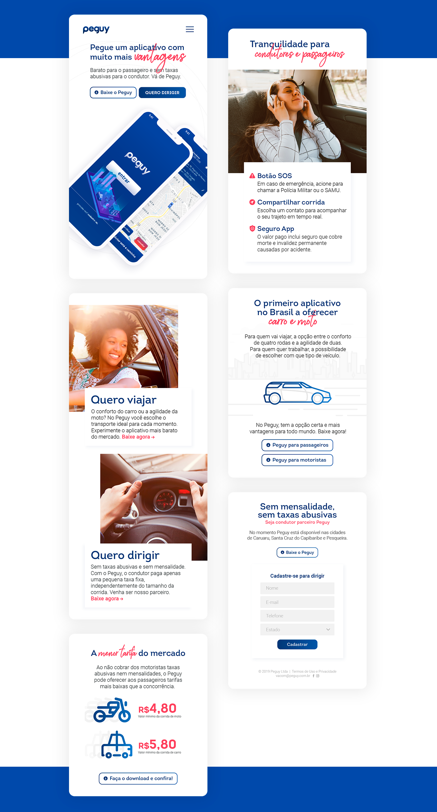 transportation ride Uber Lifty taxi Order Website Webdesign UI ux