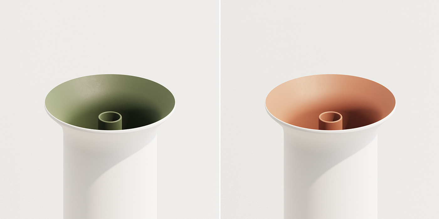 ceramic ceramika concept concept design design industrial porcelain product product design  Vase