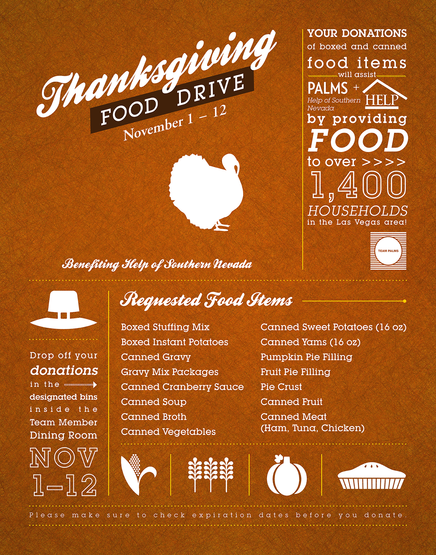 Thanksgiving Food Drive on Behance