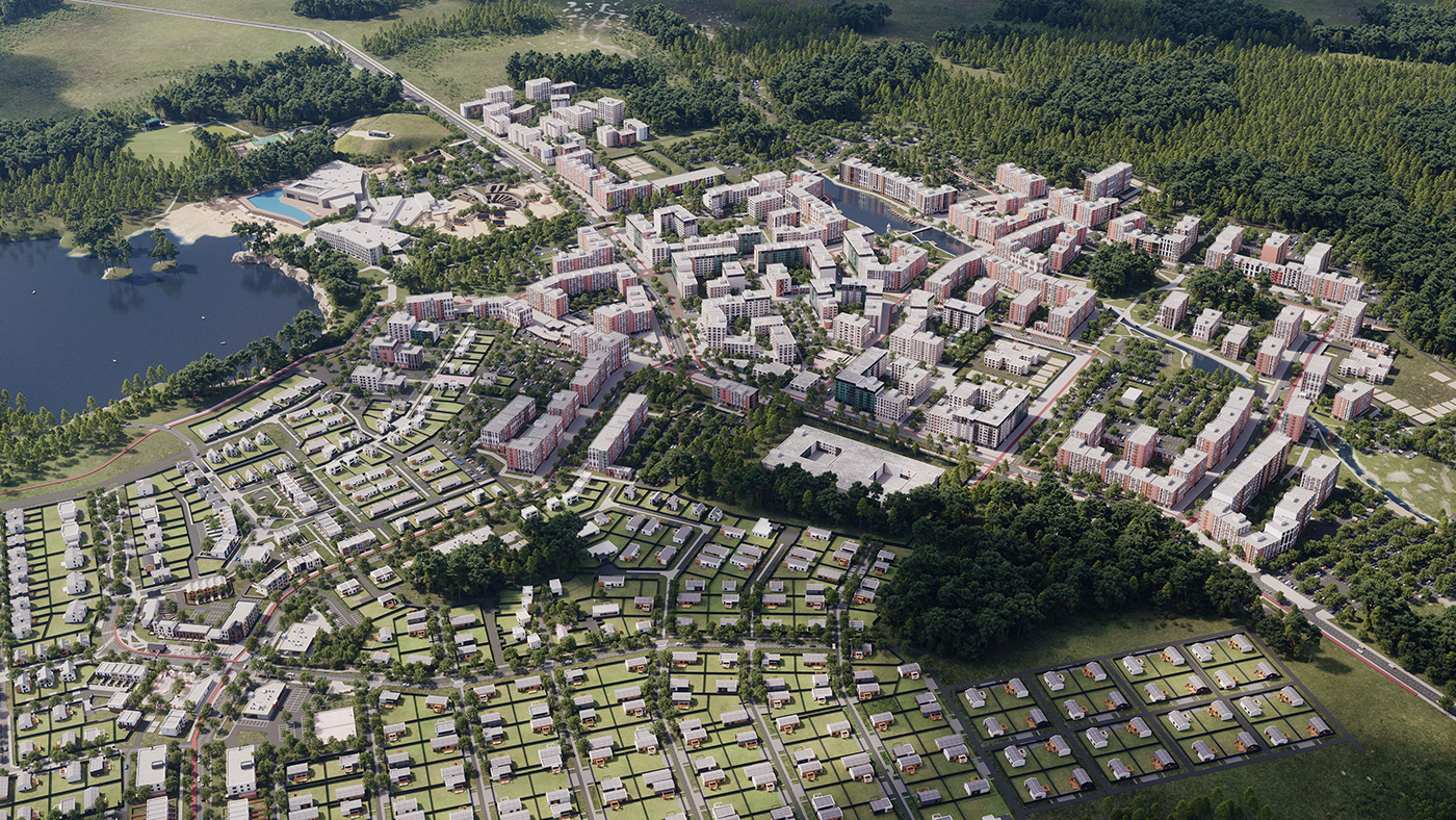 map architecture city Urban Render visualization archviz exterior CGI 3ds max