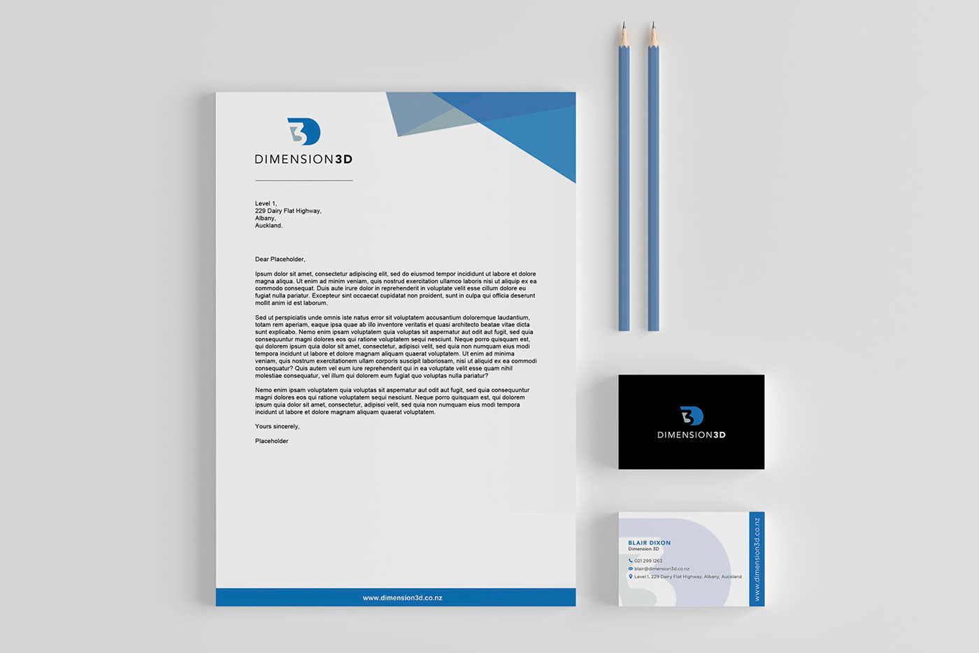 branding  logo Business Cards 3D Printing 3 Dimensional geometric monogram