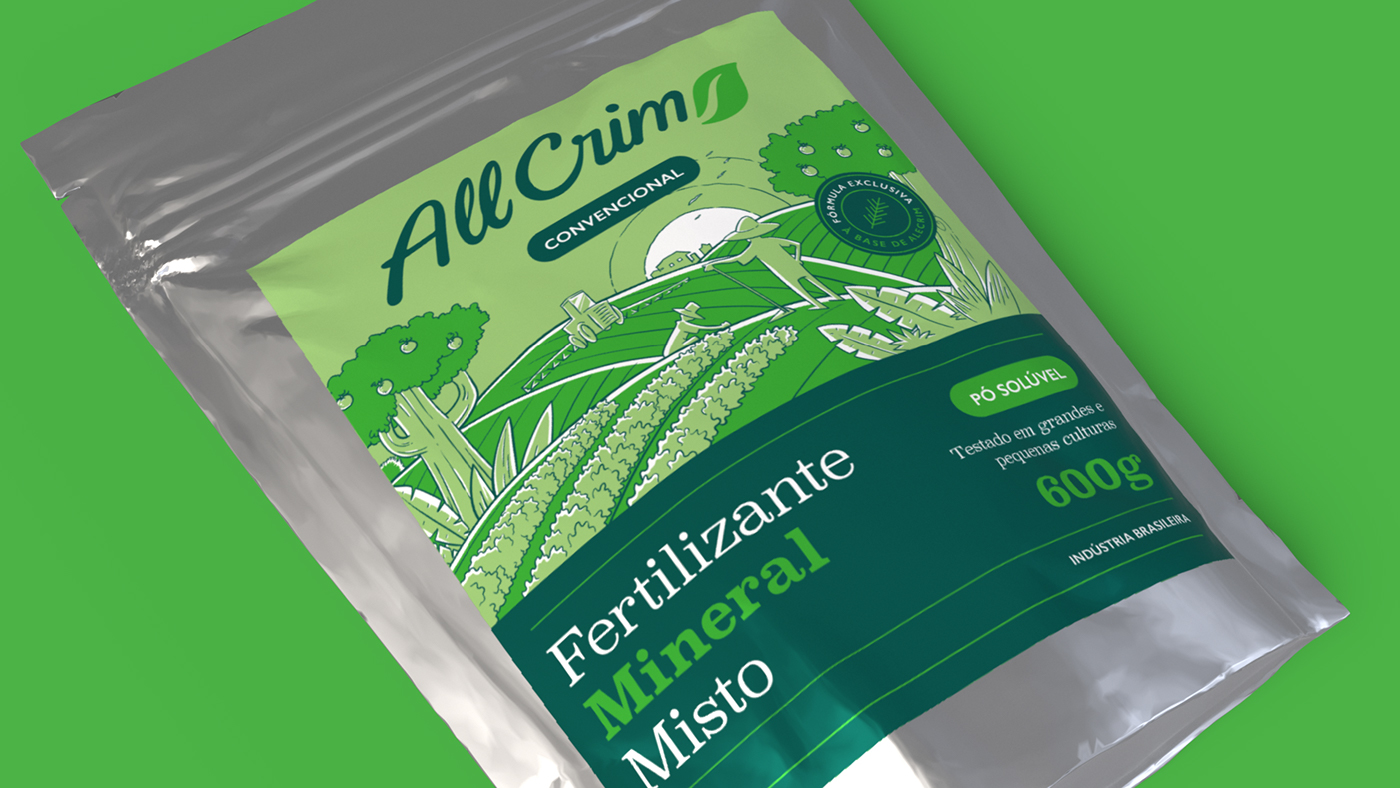 design Packaging fertilizante Fertilizer agroindustry Agro