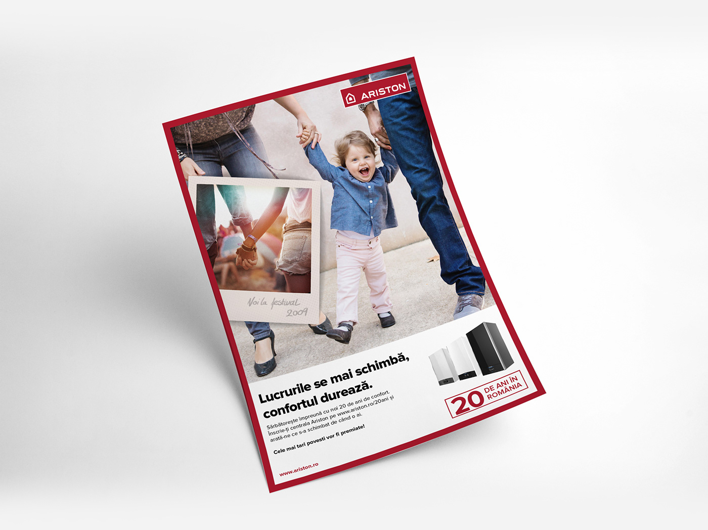 anniversary campaign ariston heating system then and now looking back key visual online video