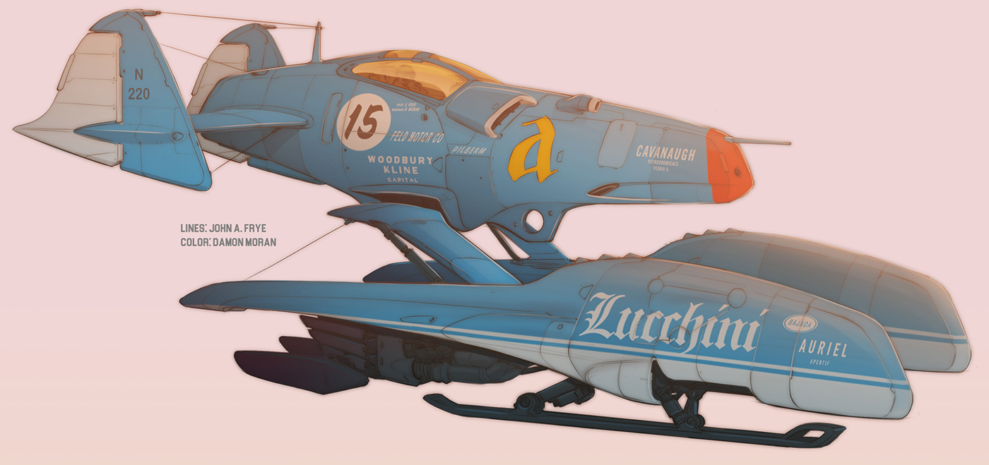 sketch Swap Jet concept leynnwood Style airplane painting   digital Vehicle