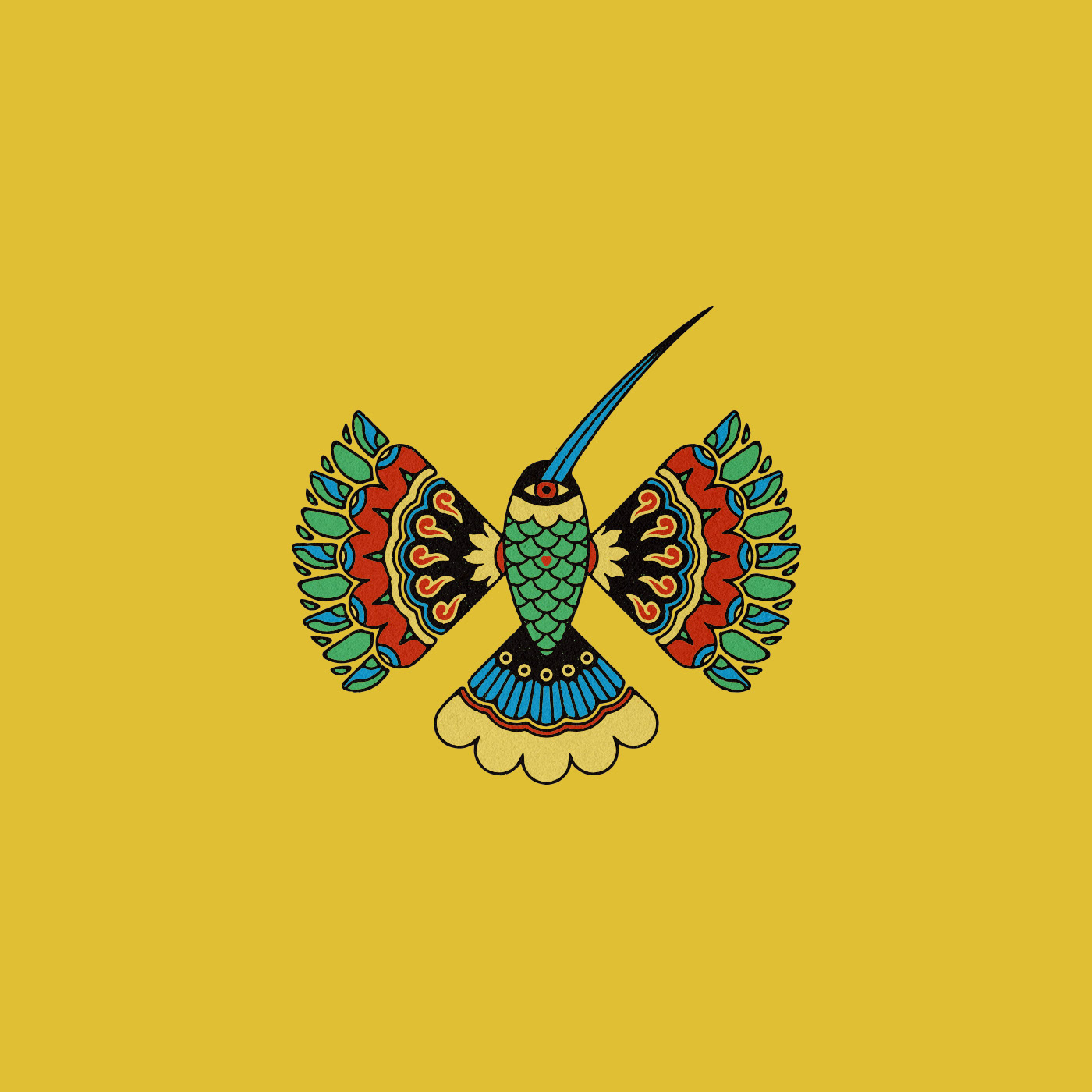 aztec codice Drawing  graphicdesign hummingbird ILLUSTRATION  illustrationartists mexicanartist