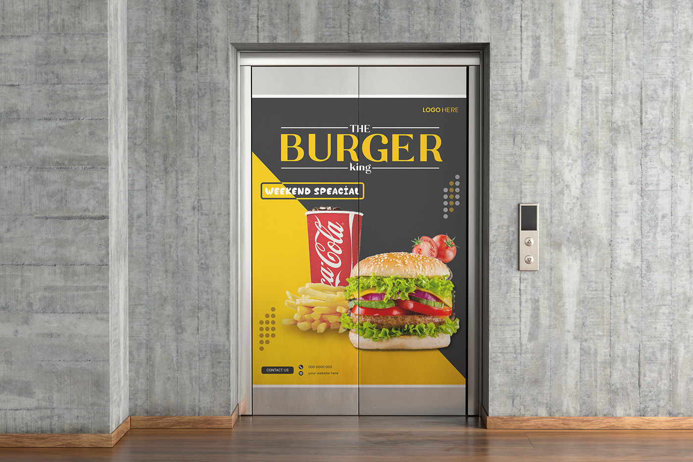 food poster design Food  food styling restaurant marketing   burger Burger King Fast food