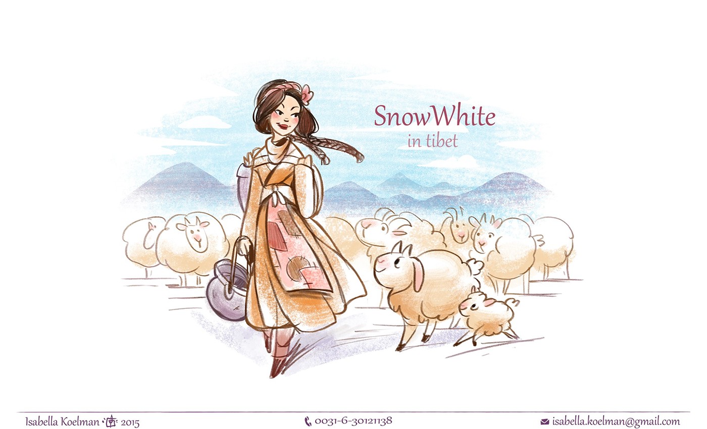 snowwhite Visual Development prowl concept art cartoon stylized visualdevelopment