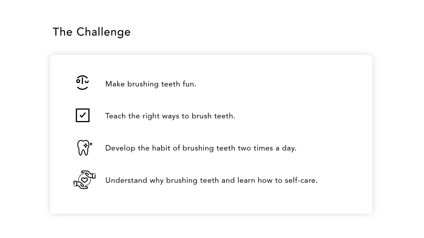 app children teeth Education Fun game UI ux adobeawards