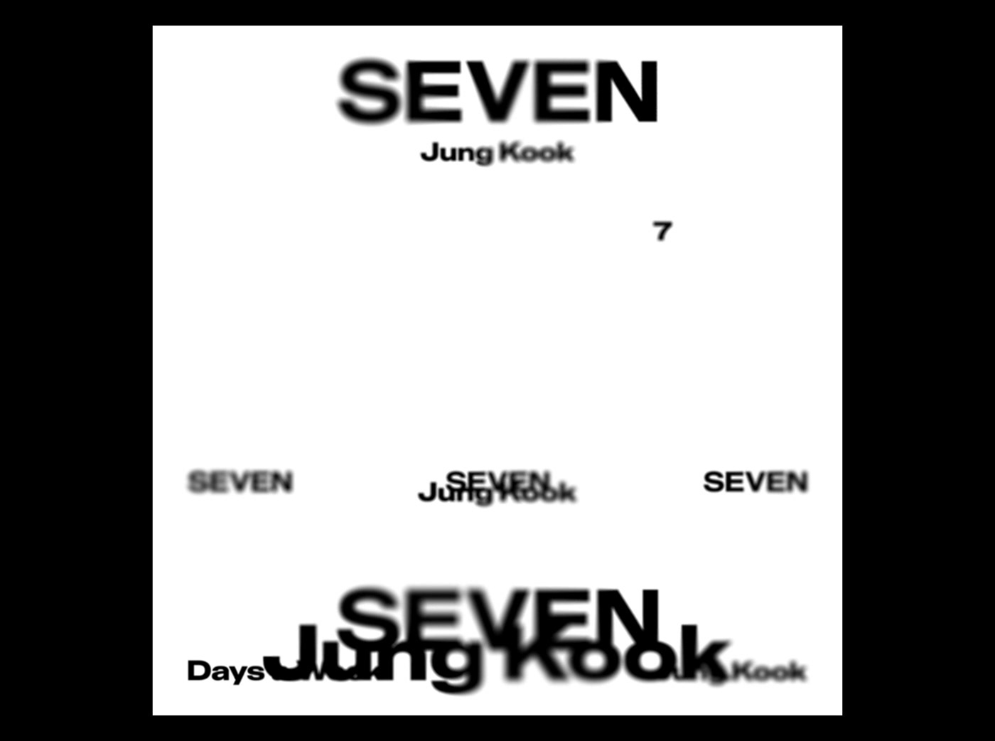 album cover bts JUNGKOOK logo GraphicIdentity