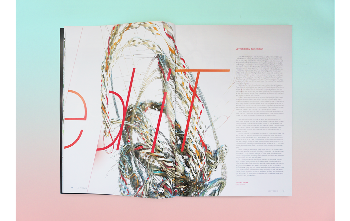 graphic design  magazine editorial periodica print Layout typography   art