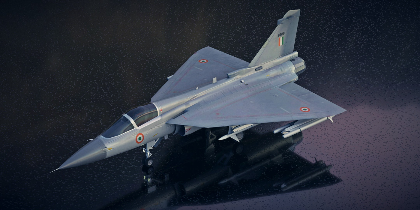 Fighter hal tejas Aircraft Jet Military 3dmodel lowpoly fighterjet SUPERSONIC