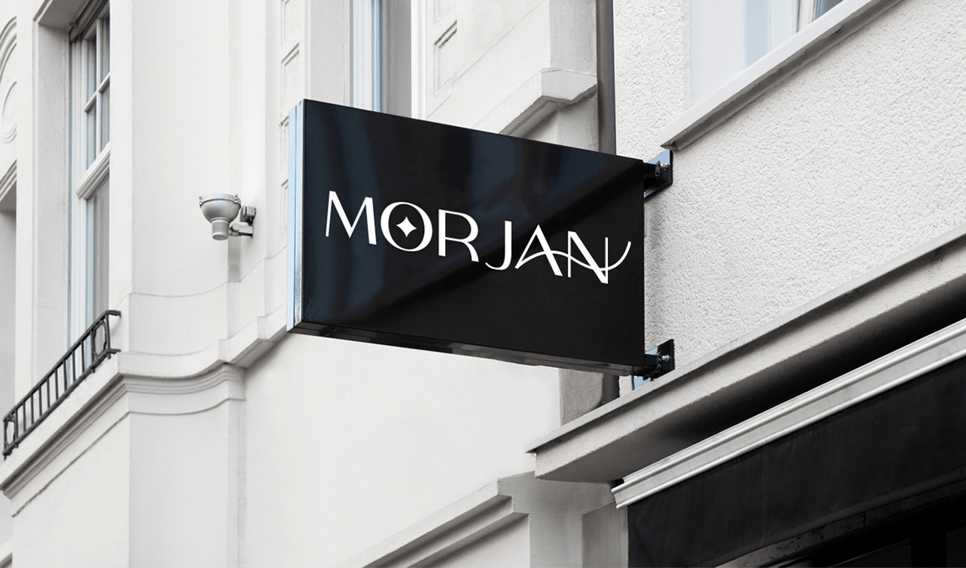 branding  MORJAN Packaging UI elegant Jewellery luxury