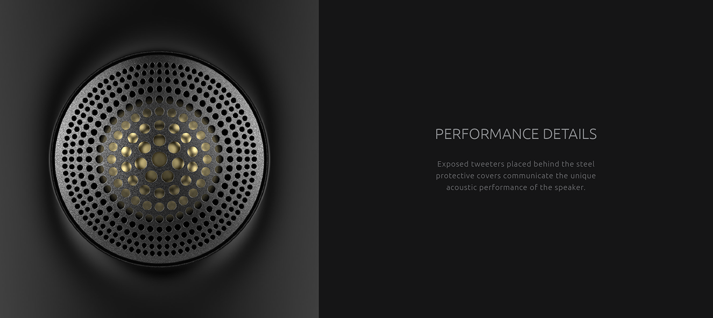 acoustic Audio design design concept Harman speaker UI/UX