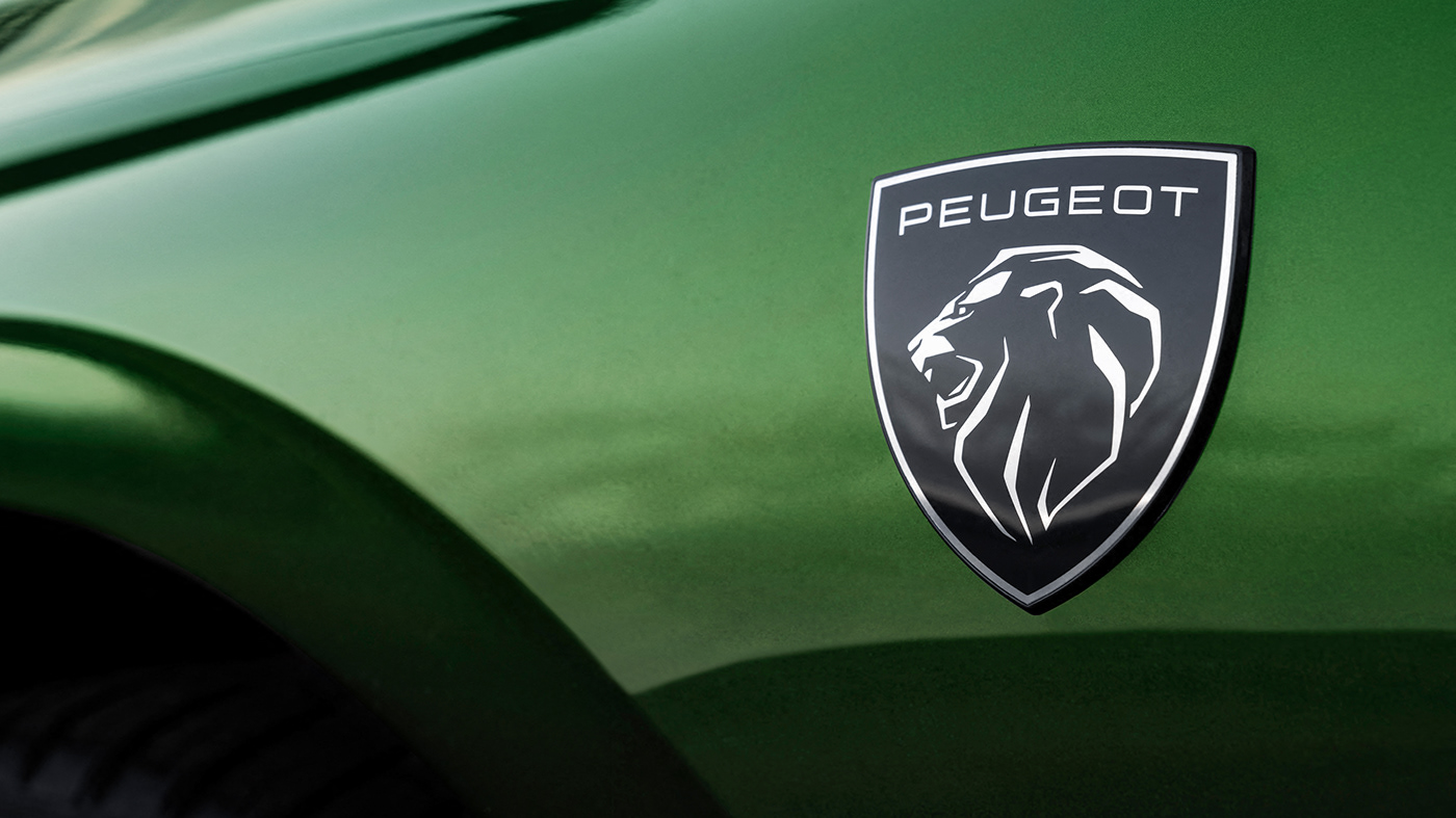 automobile automotive   brand brand territory branding  lion Logotype shield typography  