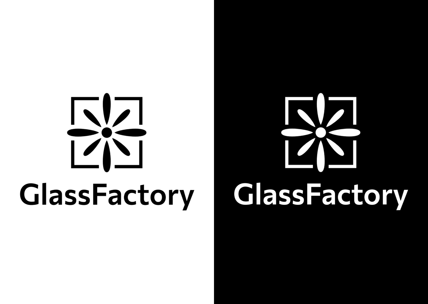 logo Logo Design Logotype vector glass factory industrial design Graphic Designer Brand Design
