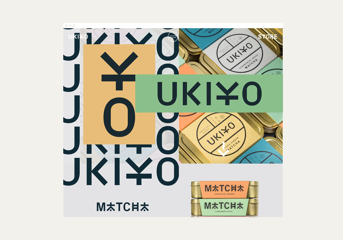 UKIYO Matcha Tea Tea Packaging Packaging iwant branding  tea design packaging art direction matcha