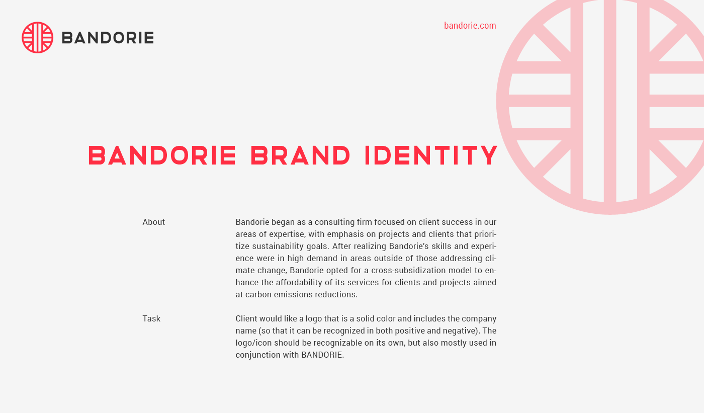 logo bandorie portfolio Logo Design brand identity Stationery bussiness card letterhead Web-site web site