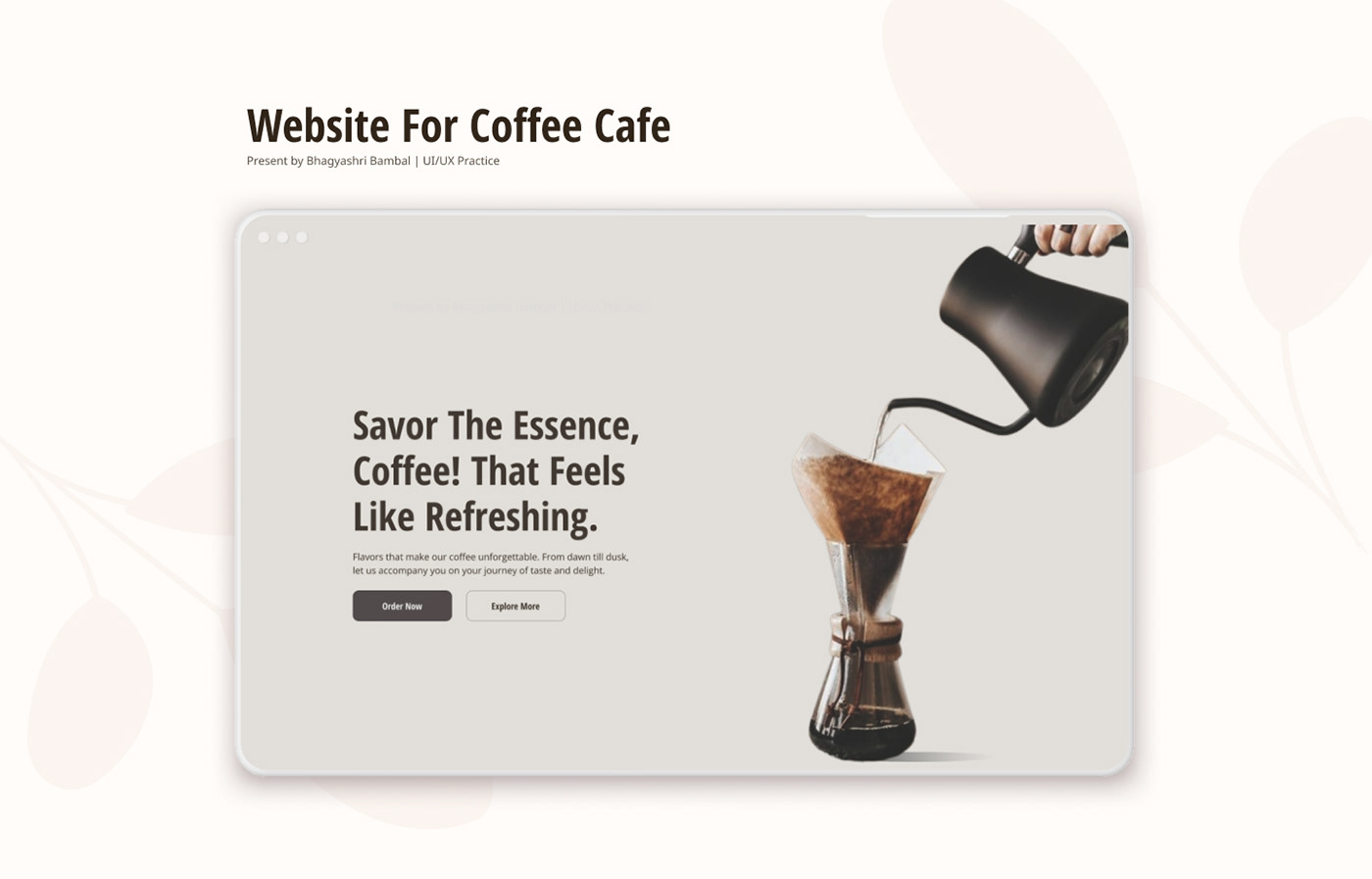 ui design UI/UX user interface Web Design  Website UX design lean ux cafe branding design Cafe Website Design top website design