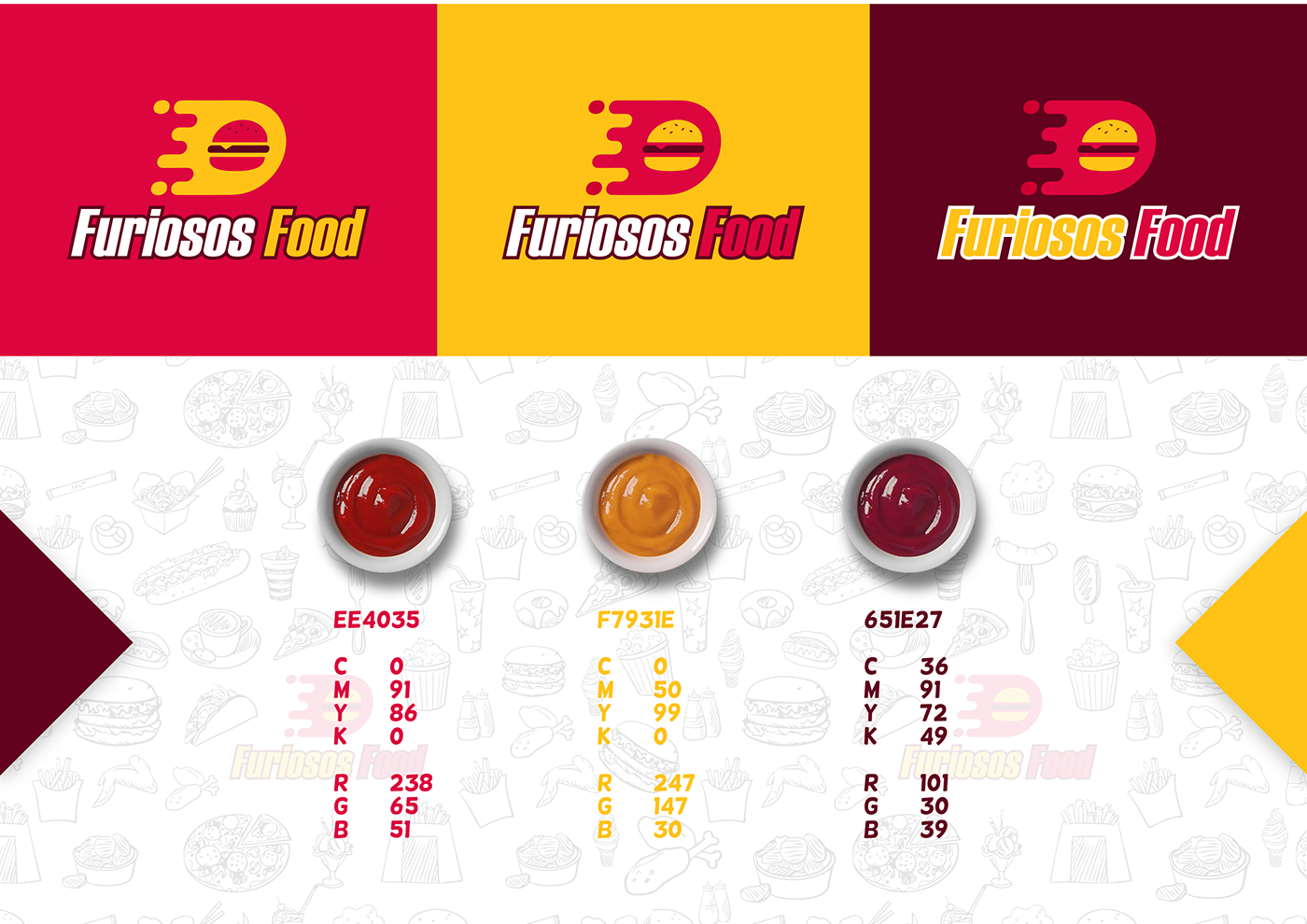 fastfood branding  design artedigital