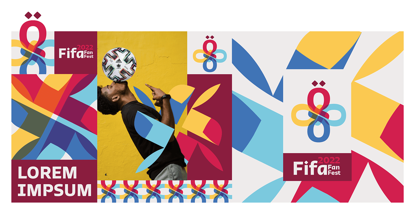 art direction  Brand Design branding  creative FIFA World Cup football Logo Design Qatar Sports Design visual identity