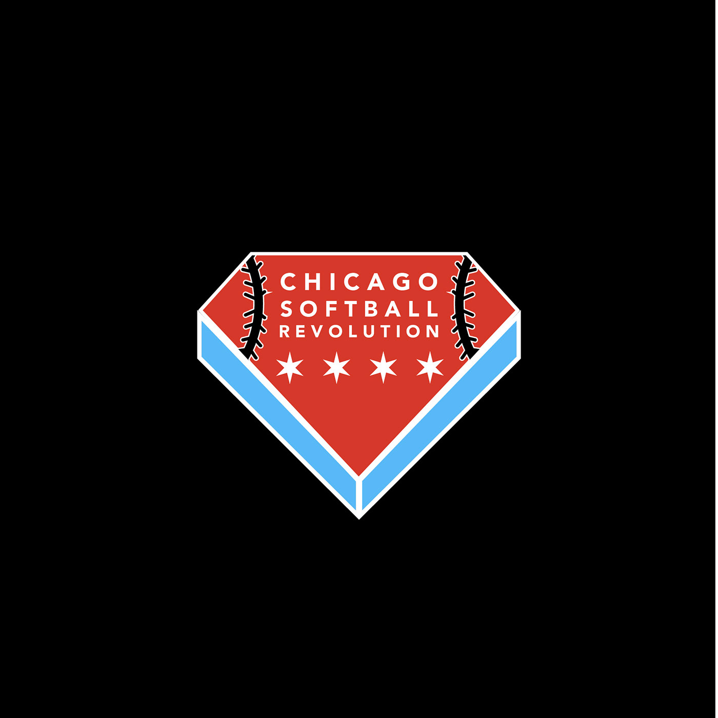 chicago softball logos chicagoflag chicagosports