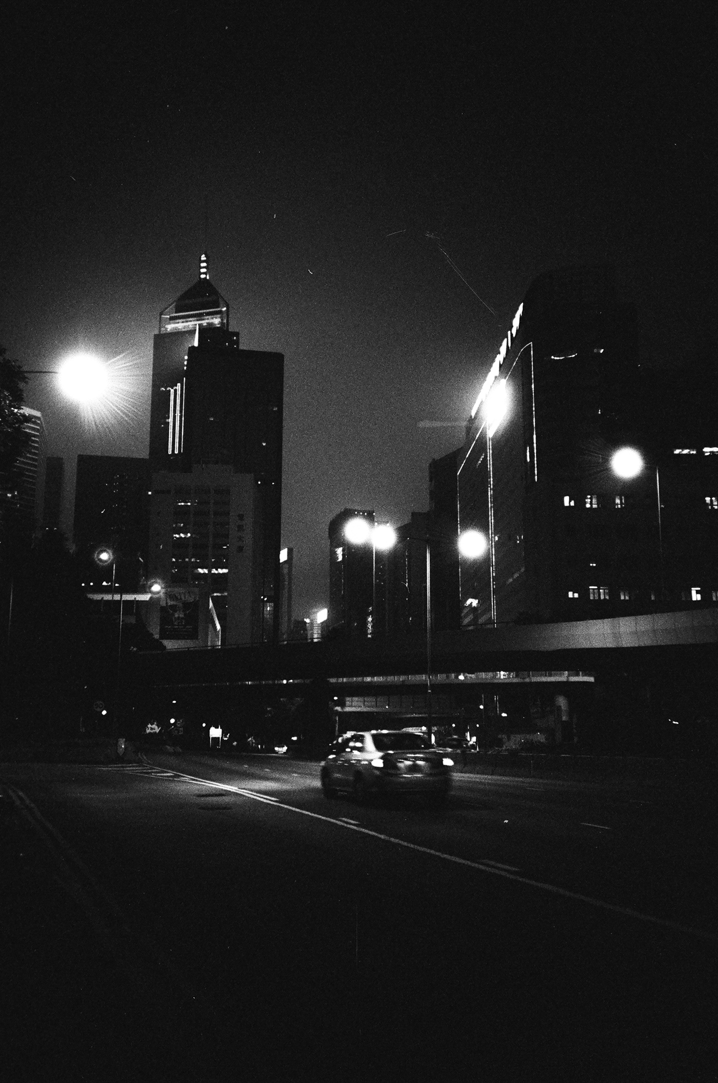 hongkong olympus Analogue Street black White Day night