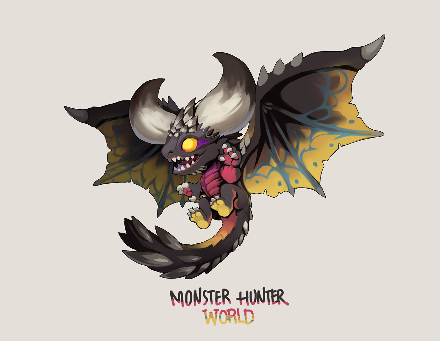 Monster Hunter World cute