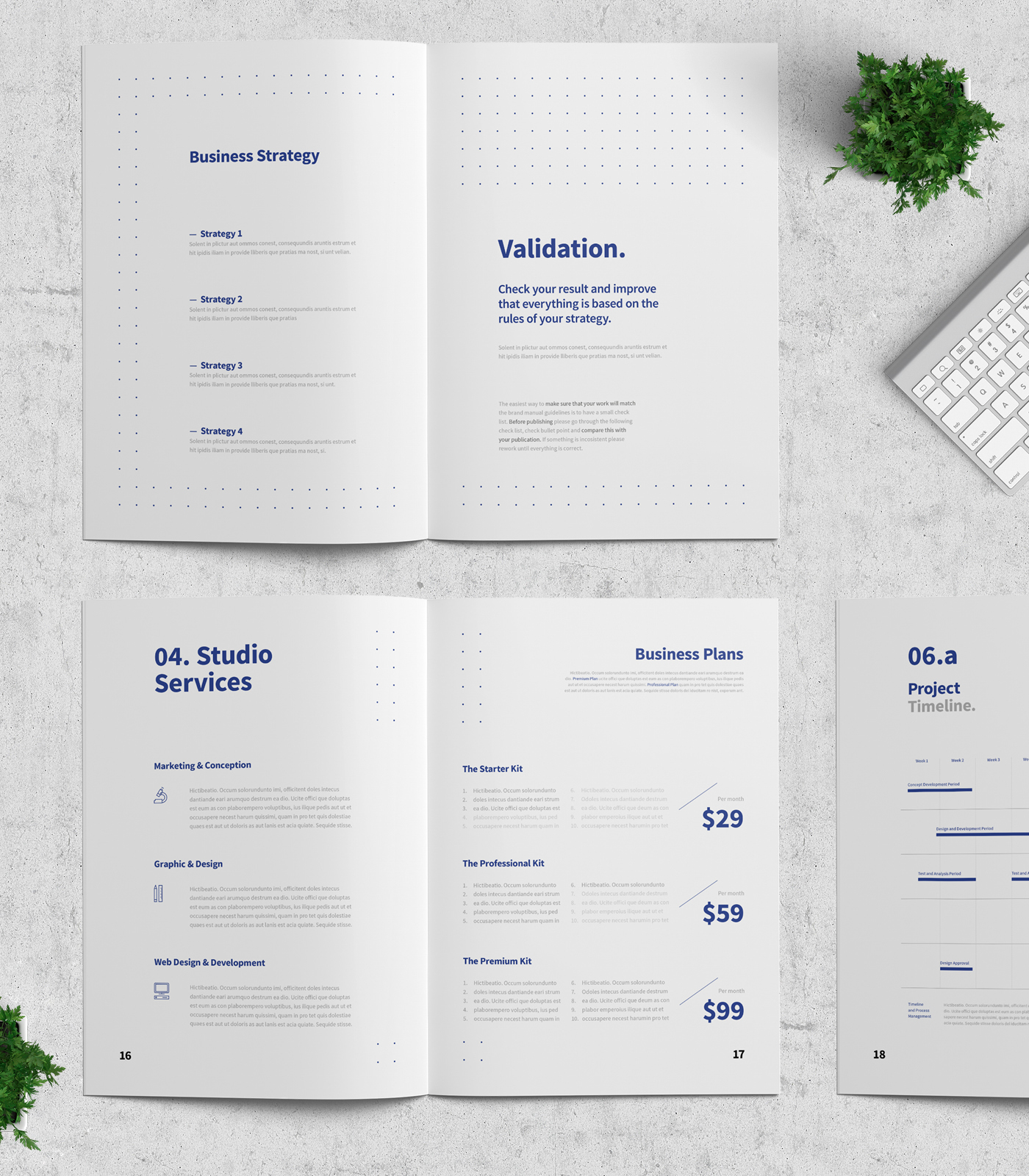 Proposal design brand brief agency corporate minimal Project Office apple