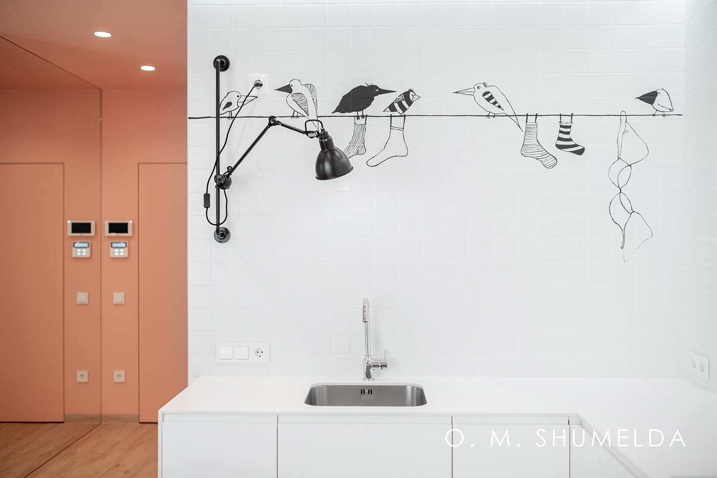 design minimal pink flat for rent apartment top ArchDaily Interior realization oksanashumelda