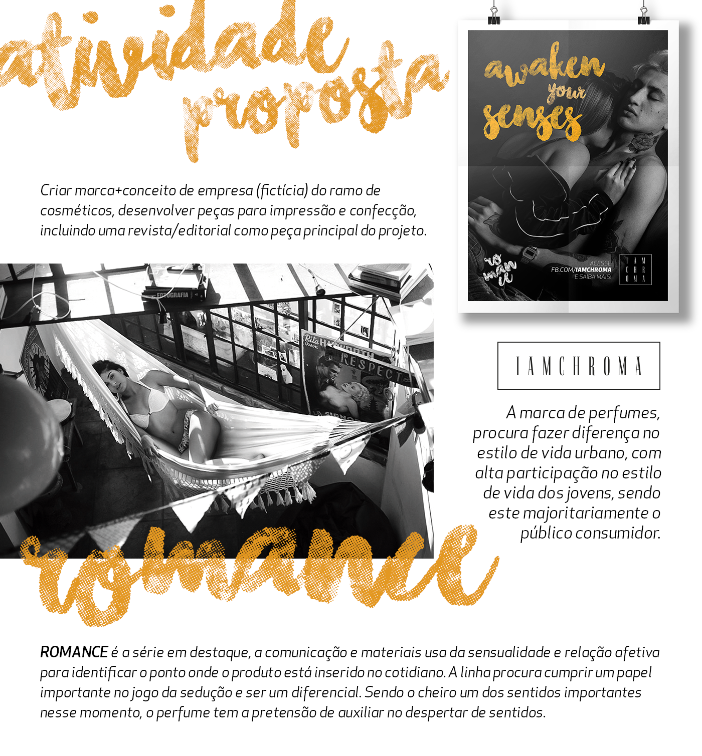 magazine branding  editorial revista perfume logo marca Cosméticos uninter Acadêmico